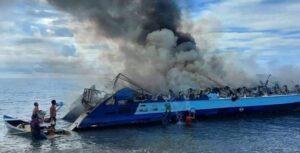 Filipinas: muertos y heridos tras incendiarse un ferry