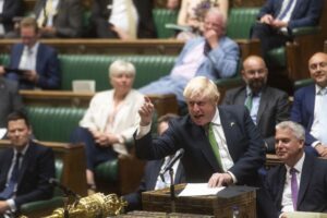 “Hasta la vista, baby”: la despedida de Boris Johnson del parlamento británico