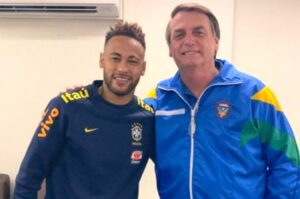Bolsonaro compartió un vivo con Neymar en la previa del Mundial de Qatar